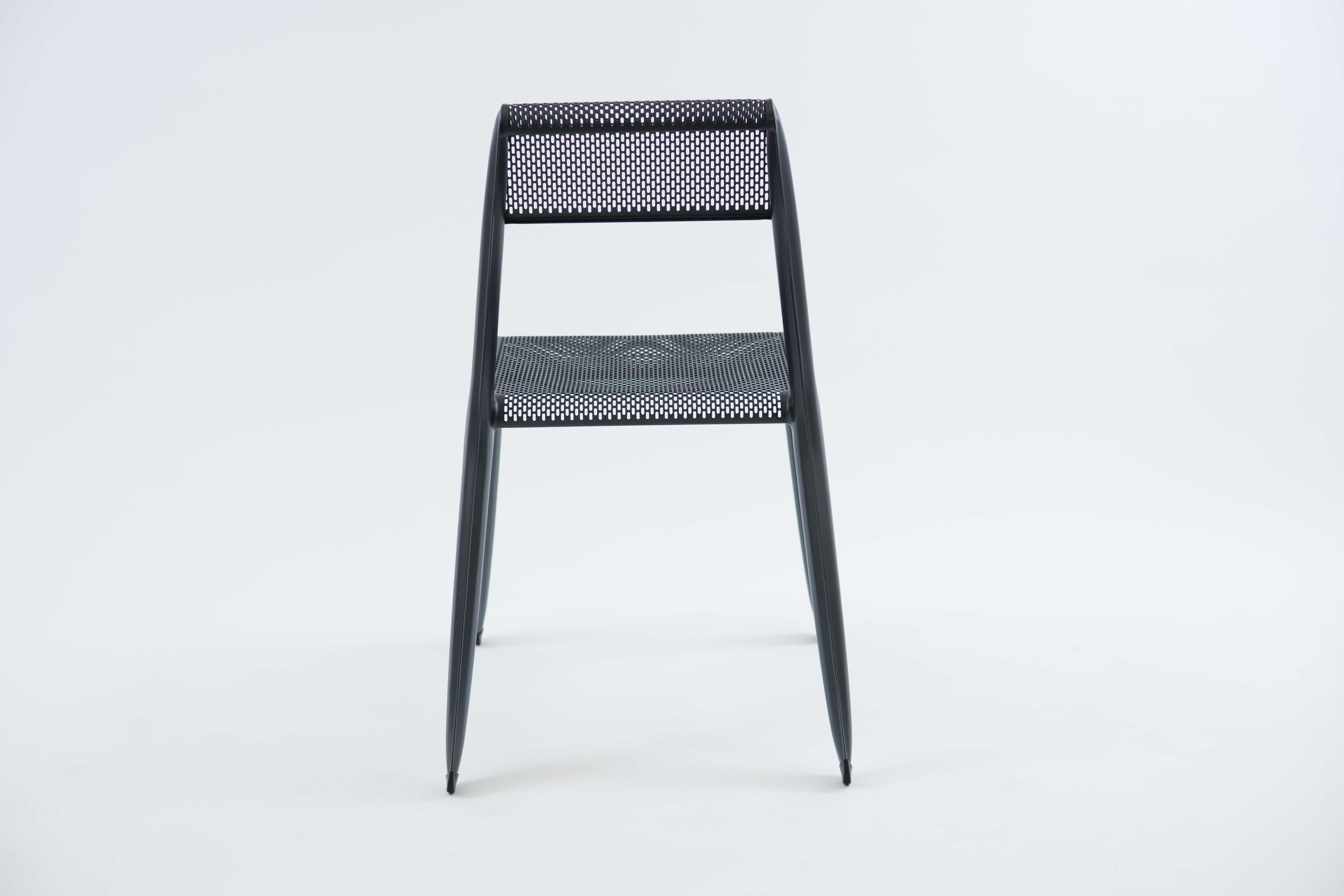Black Leggera Chair by Zieta In New Condition For Sale In Geneve, CH