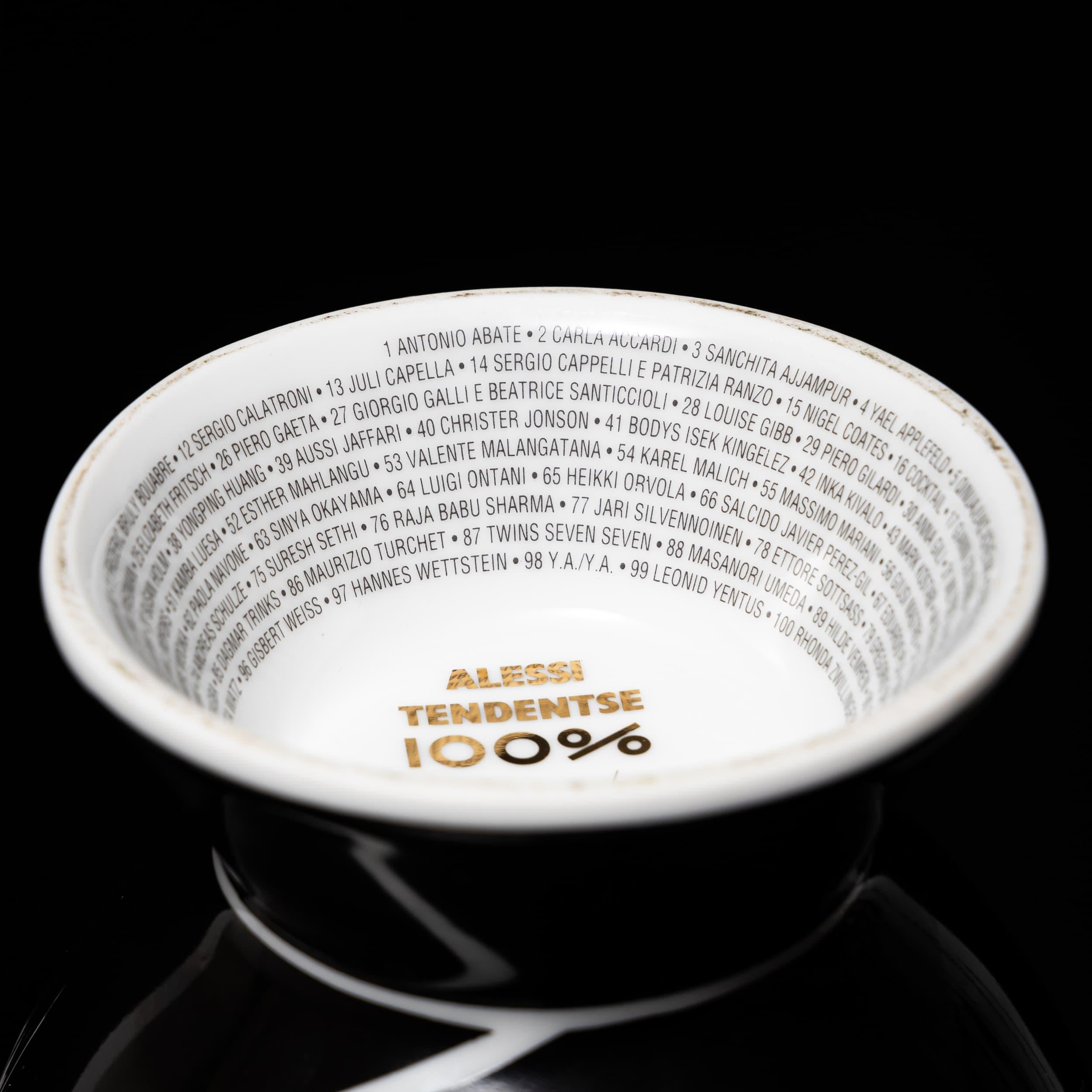 Schwarze Vase mit Deckel Nr. 36 von Alessandro Mendini für Alessi, Deutschland im Angebot 4