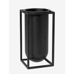 Black Lily Kubus Vase by Lassen
