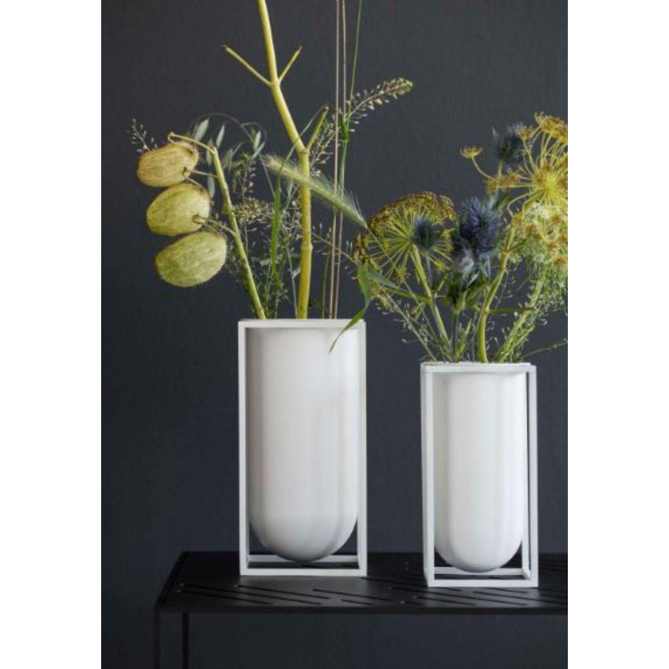 Contemporary Black Lily Kubus Vase by Lassen For Sale