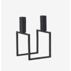 Black Line Candle Holder by Lassen