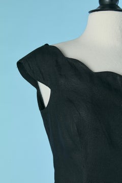 Black linen dress CHANTAL THOMASS