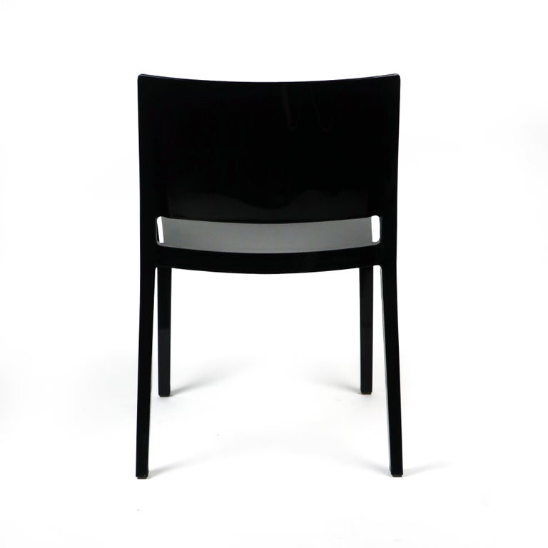 Black Lizz Chairs by Piero Lissoni and Carlo Tamborini for Kartell For