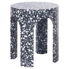 Black Loggia Side Table by Matteo Leorato