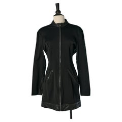 Black long jacket VERSACE JEANS COUTURE