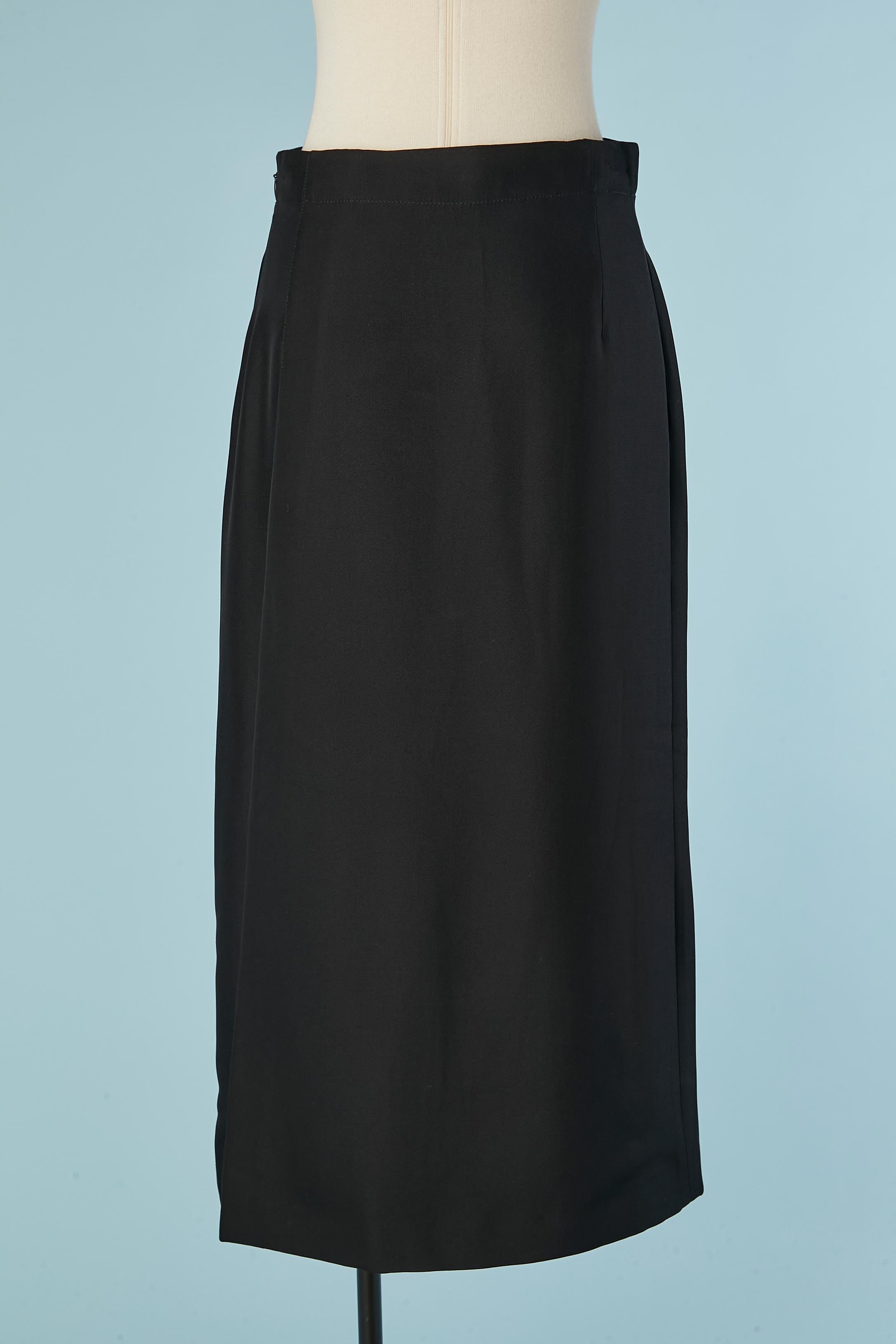 Gonna nera lunga e dritta CHRISTIAN DIOR In condizioni Nuovo in vendita a Saint-Ouen-Sur-Seine, FR