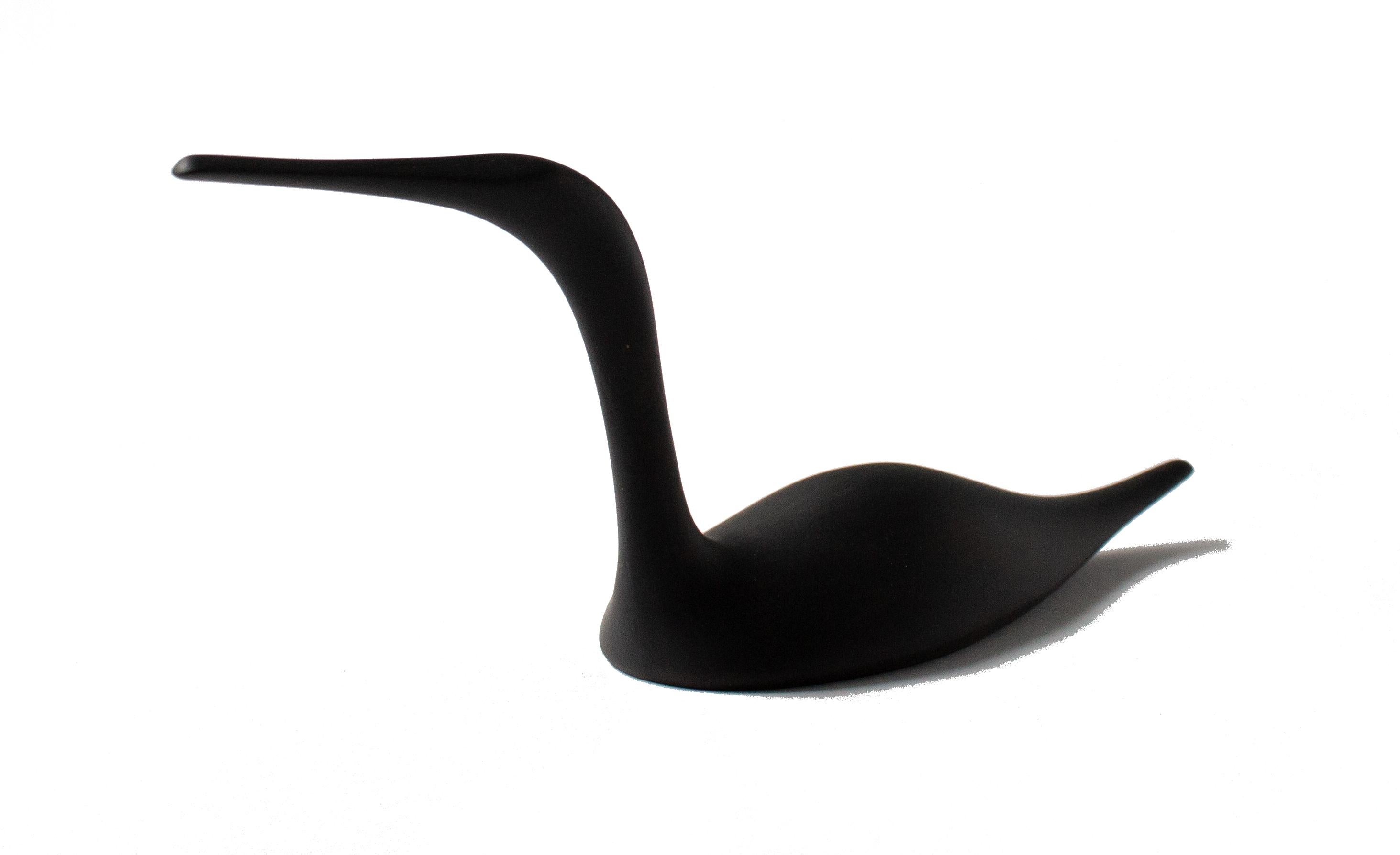 Figura de porcelana Black Loon de Tapio Wirkkala para Rosenthal, años 70 Escandinavo moderno en venta