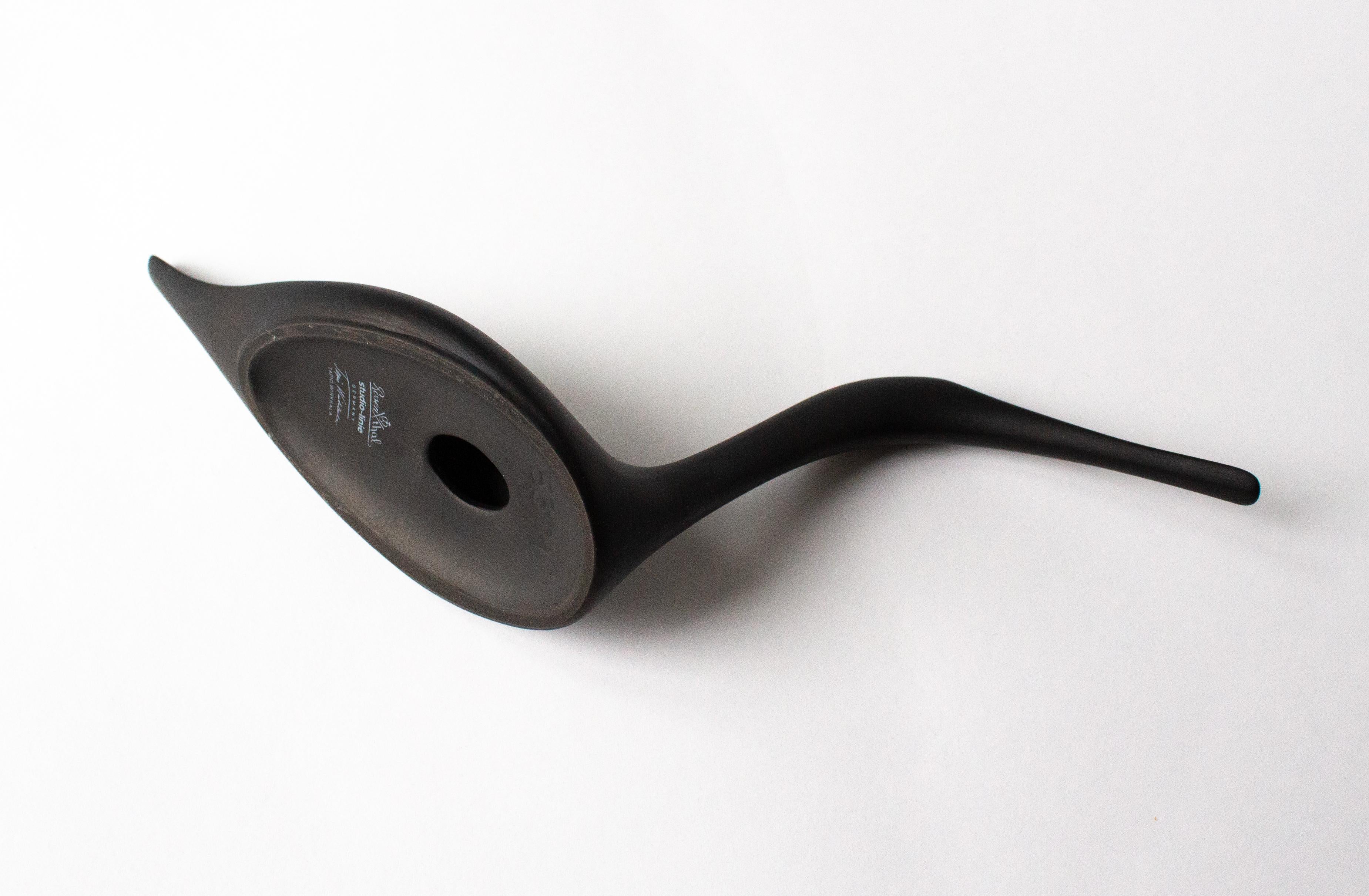 Figura de porcelana Black Loon de Tapio Wirkkala para Rosenthal, años 70 en Excelente estado para la venta en Stockholm, SE