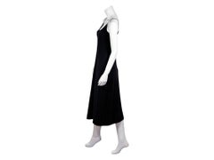 Black Loro Piana Cashmere Slip Dress