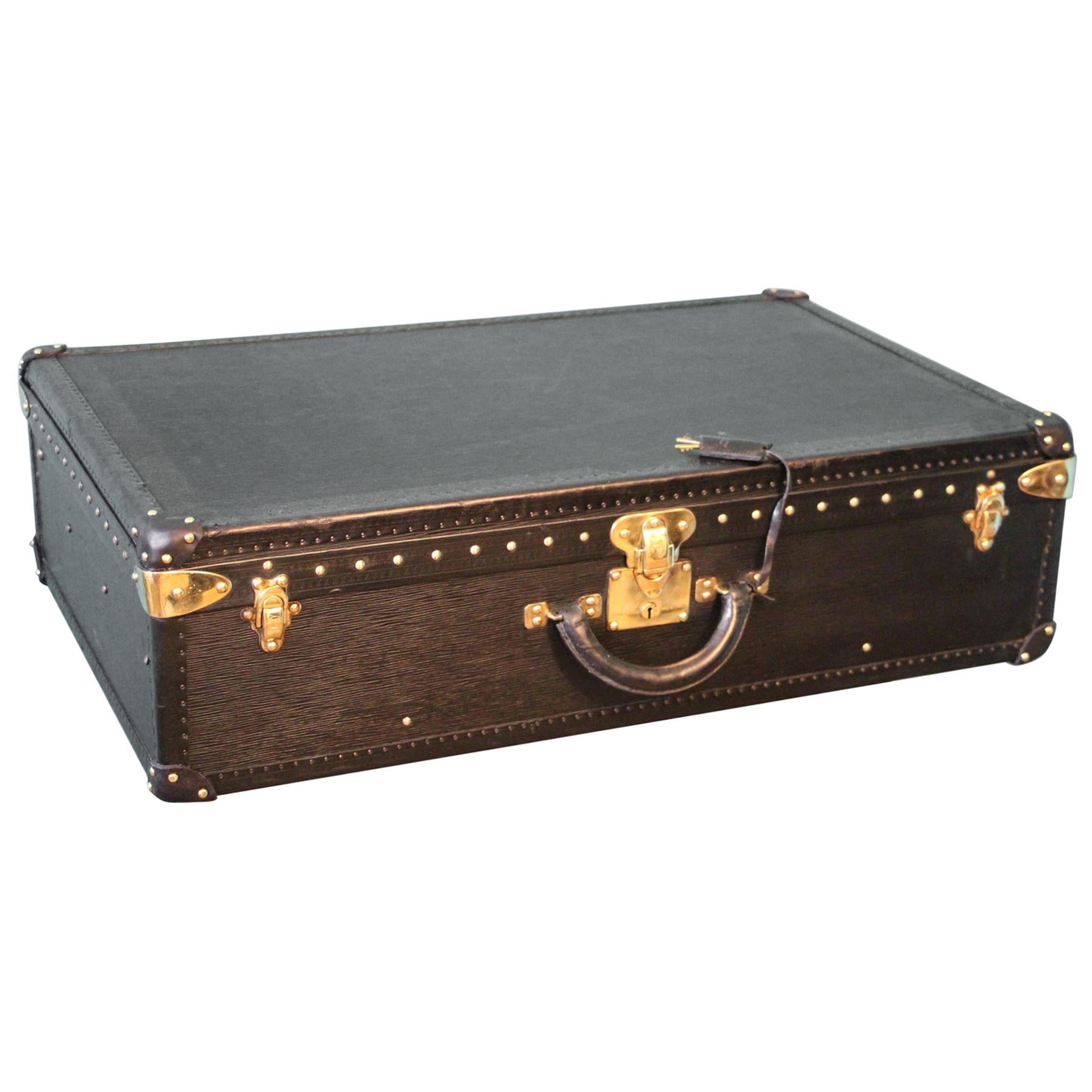 Black Louis Vuitton Alzer 80 Suitcase Suitcase Louis Vuitton Trunk at
