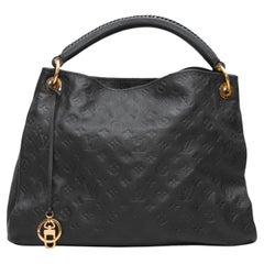 Marineblaue Louis Vuitton Artsy MM Tragetasche