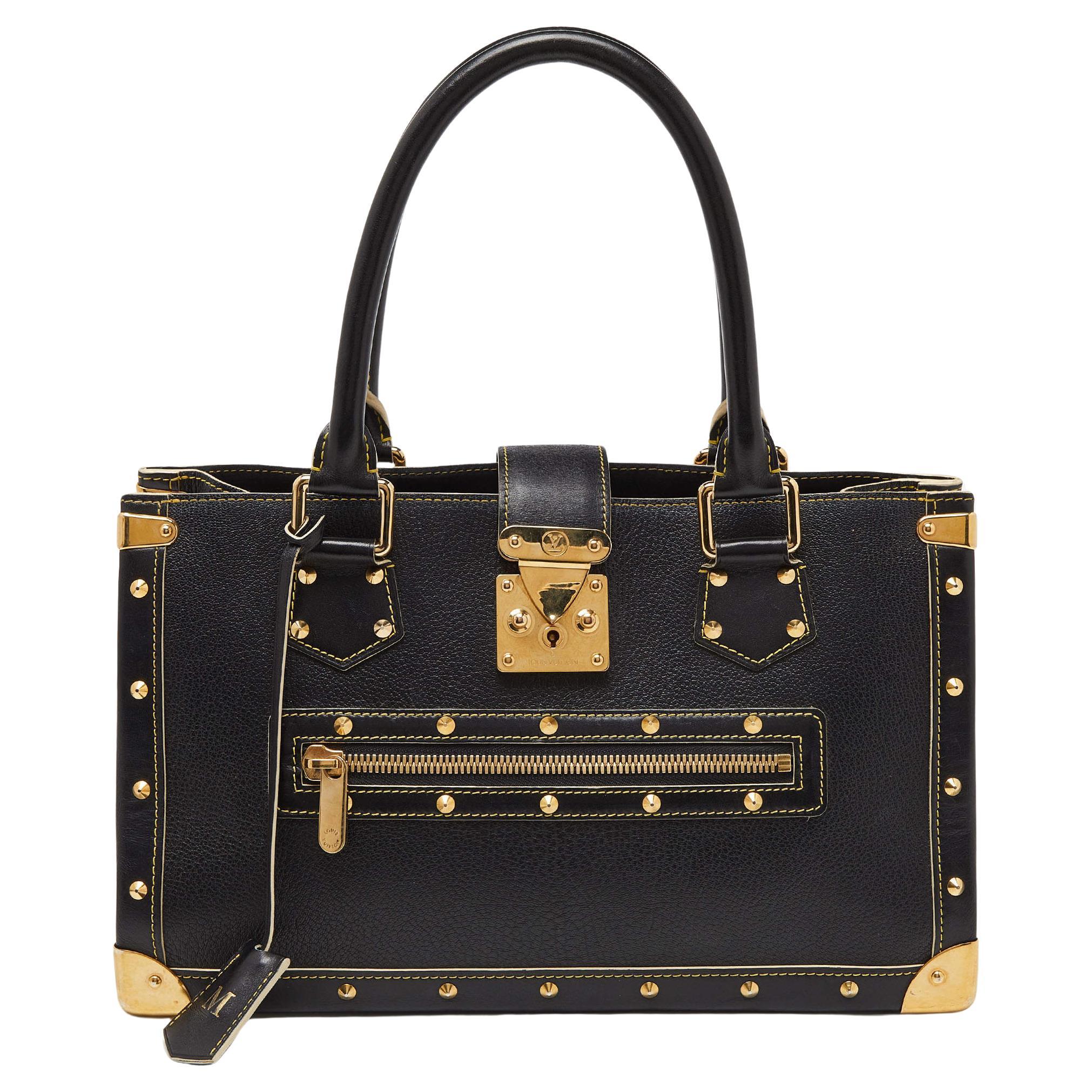 Black Louis Vuitton Black Suhali Leather Le Fabuleux Bag For Sale