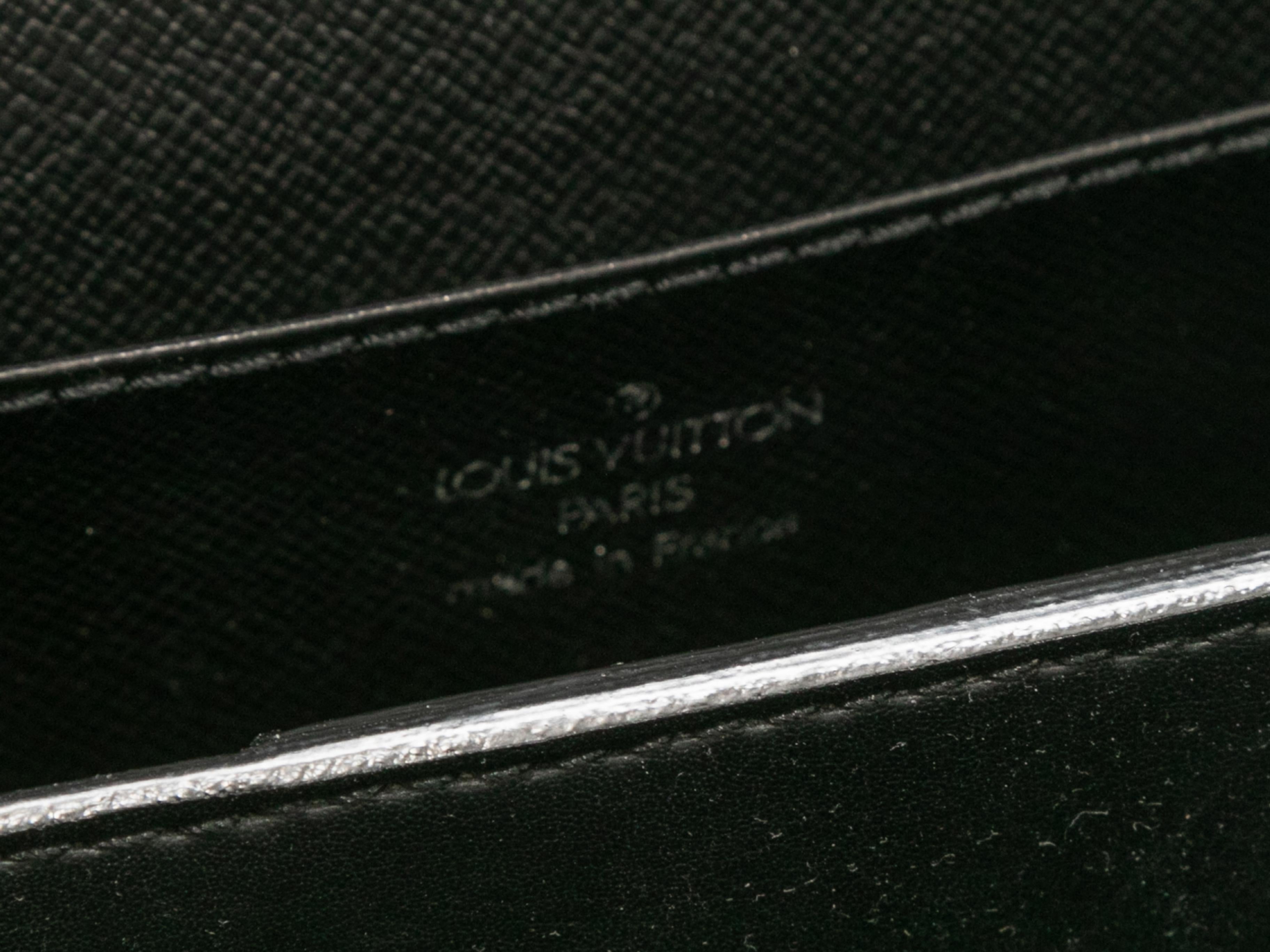 Women's or Men's Black Louis Vuitton Leather Briefcase For Sale