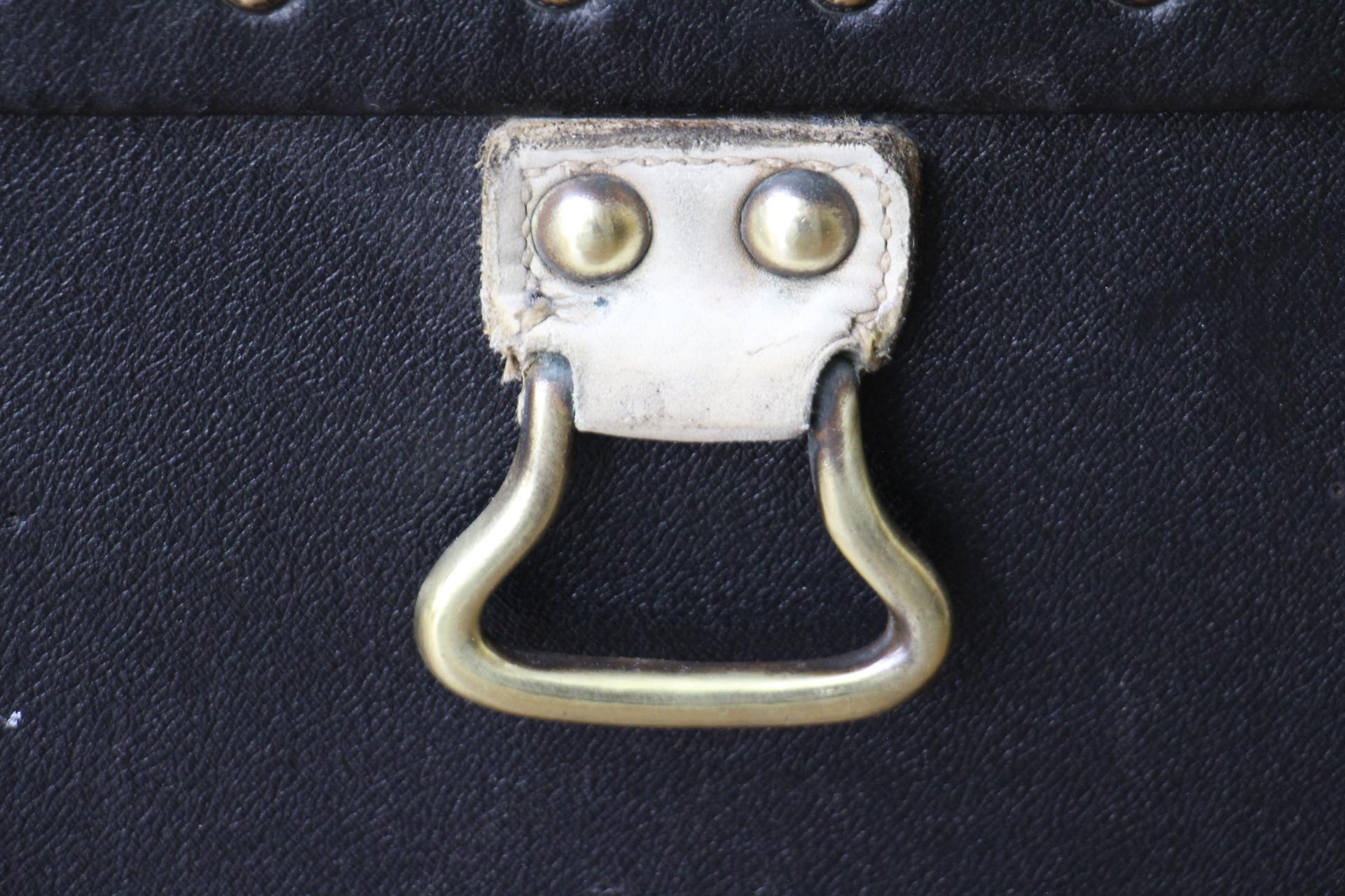 Baúl Louis Vuitton negro, Baúl Vuitton de 110 cm, Baúl Vuitton de vapor en venta 5