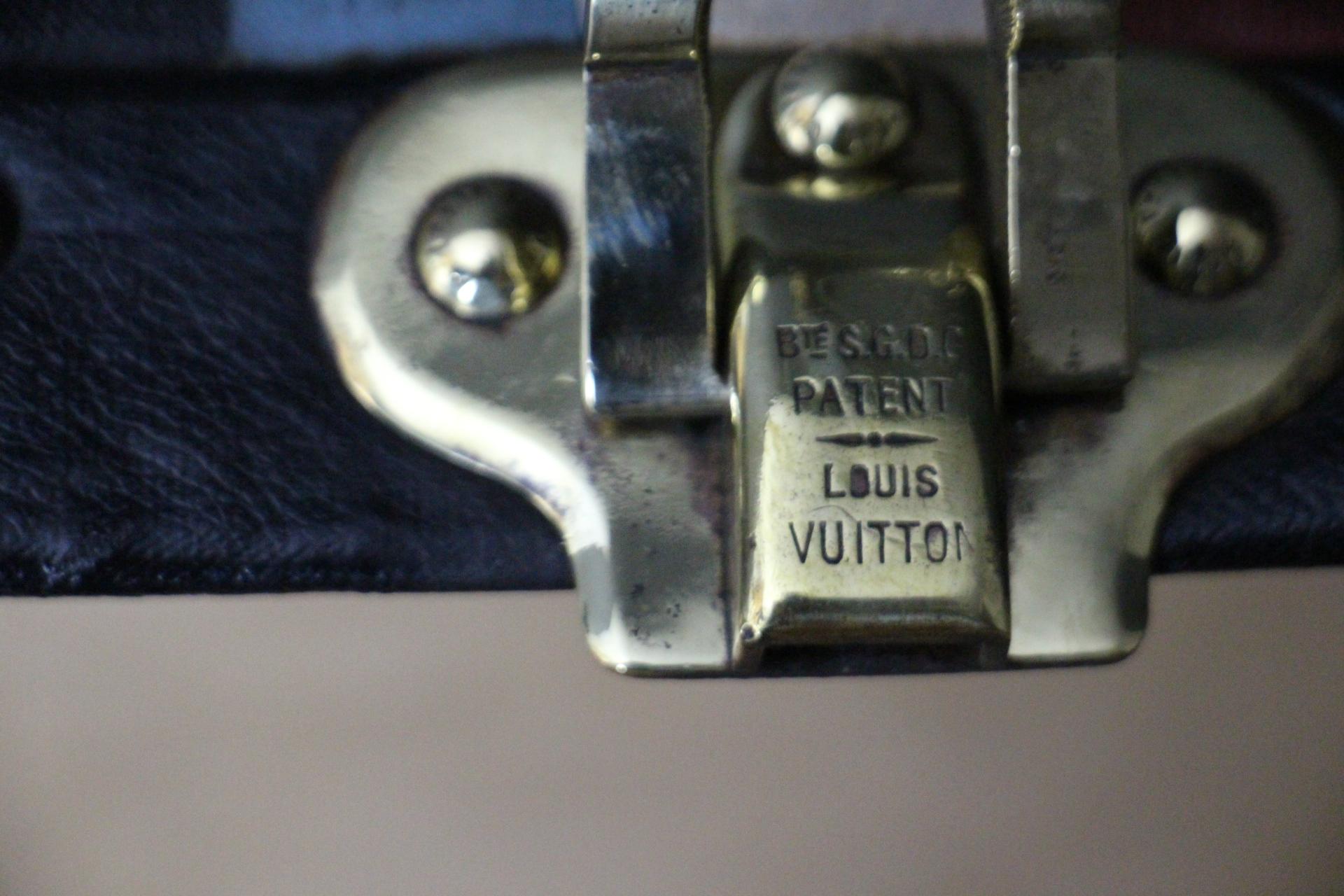 Black Louis Vuitton Motoring Trunk, 70 cm Vuitton Trunk, Vuitton Steamer Trunk 8
