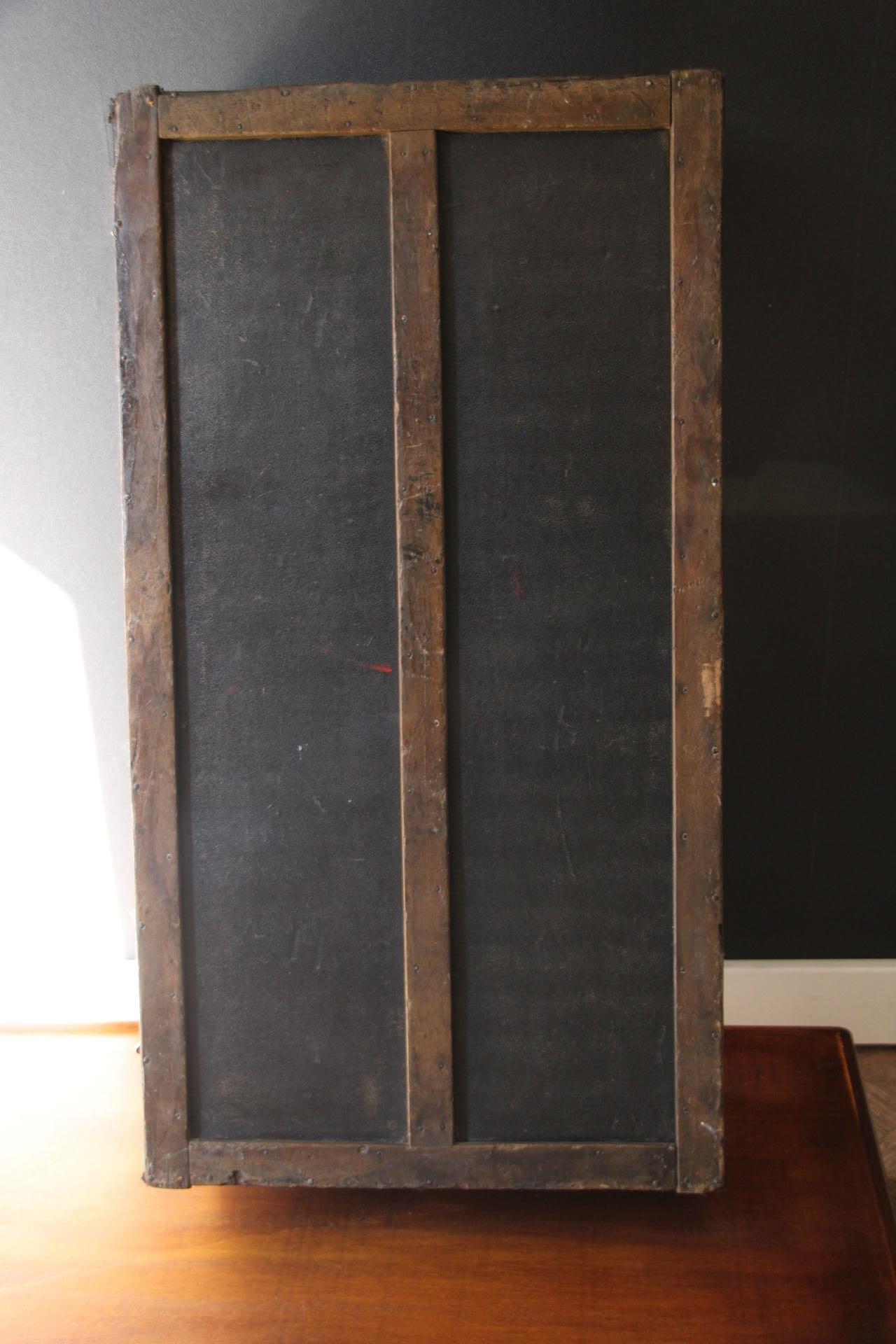 Black Louis Vuitton Motoring Trunk, 70 cm Vuitton Trunk, Vuitton Steamer Trunk 10