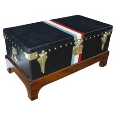 Black Louis Vuitton Motoring Trunk, 70 cm Vuitton Trunk, Vuitton Steamer Trunk