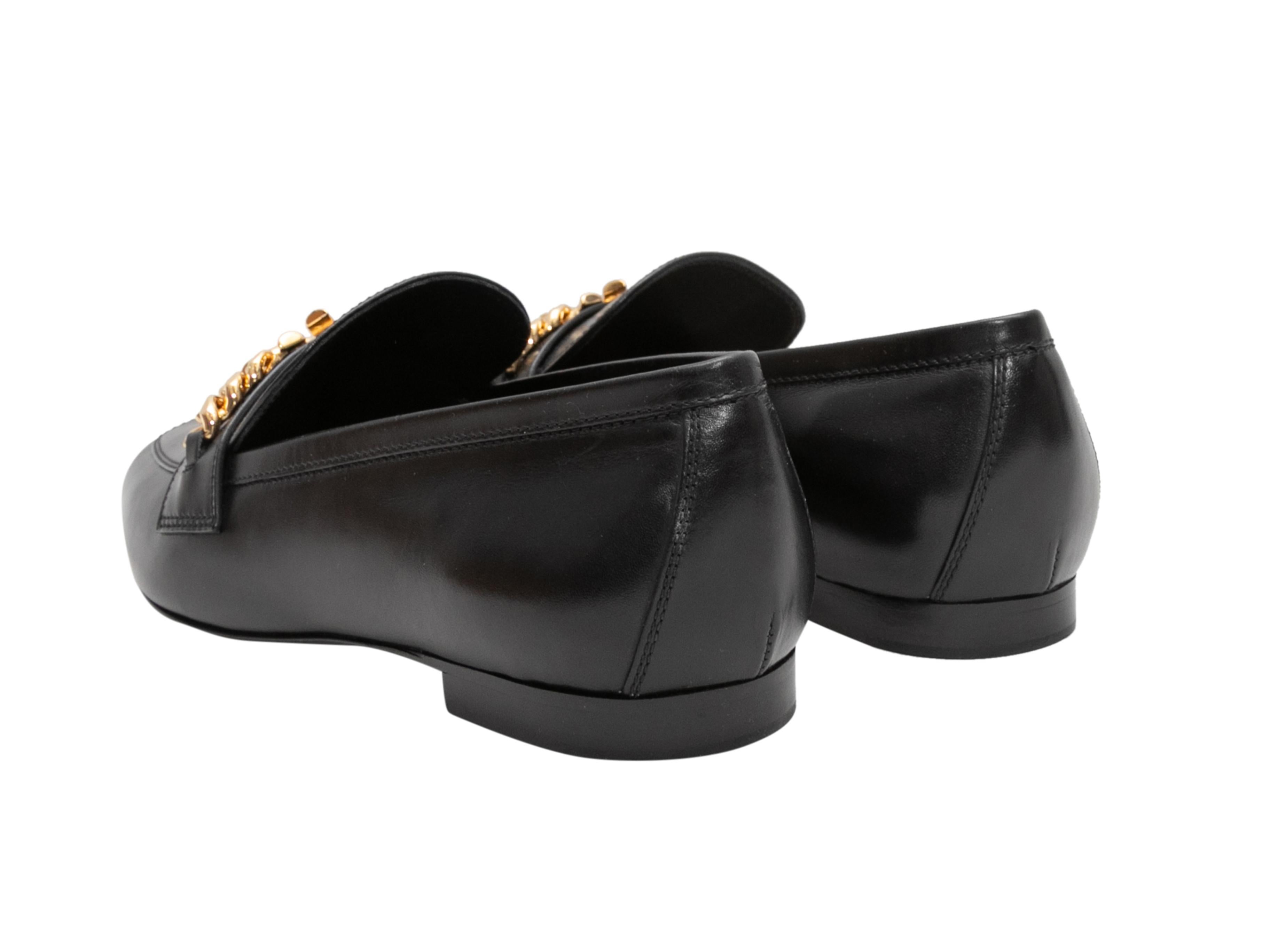 Women's Black Louis Vuitton Upper Case Loafers Size 40 For Sale