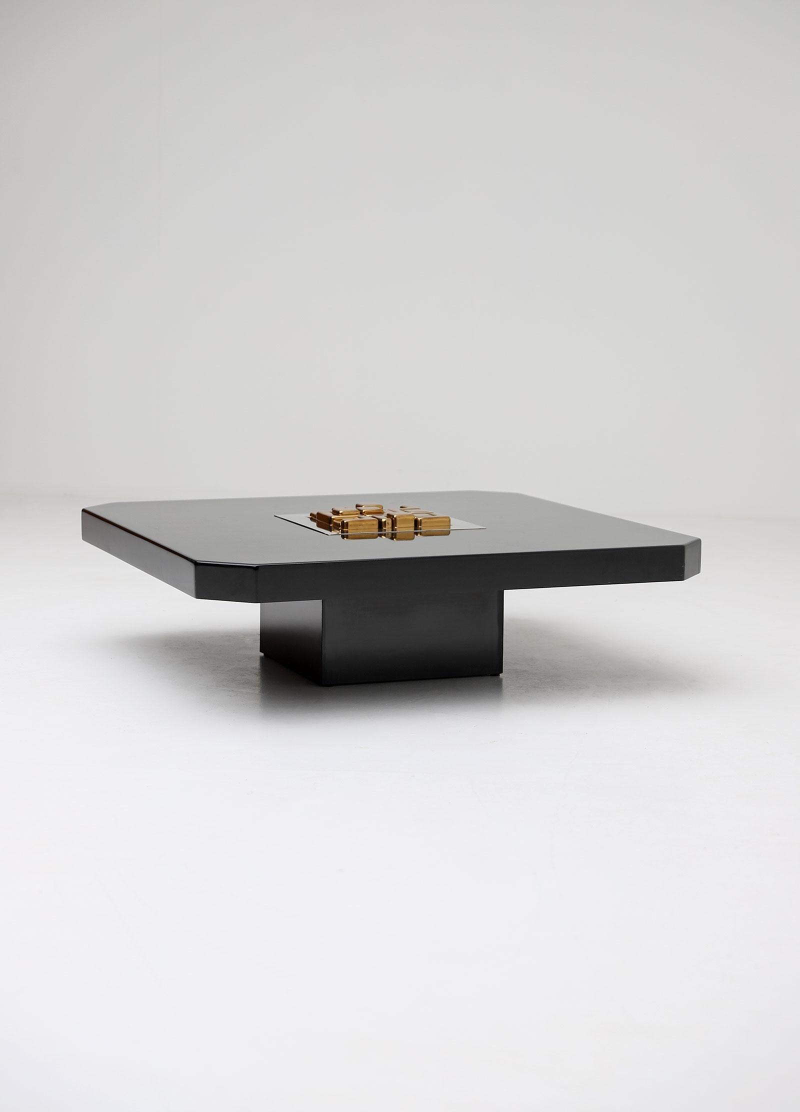 Black 'Lova Creation' Coffee Table 5