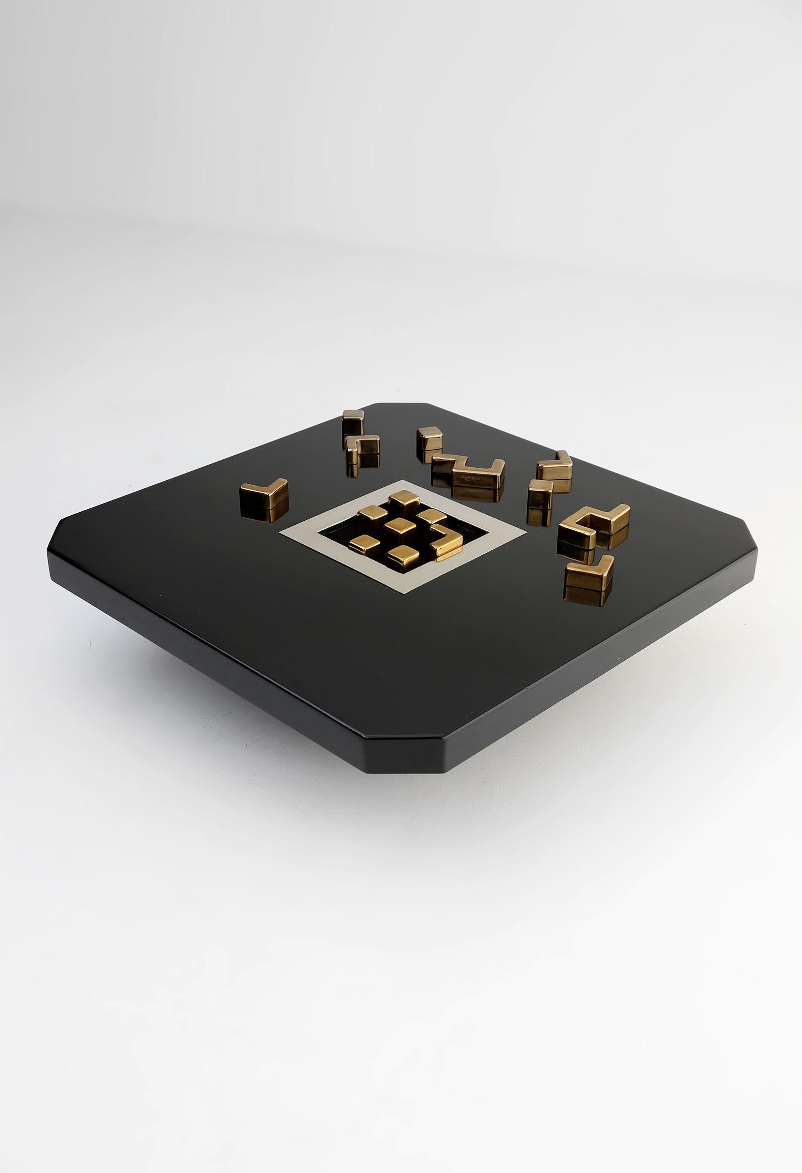 Européen Table basse 'Lova Creation' noire en vente