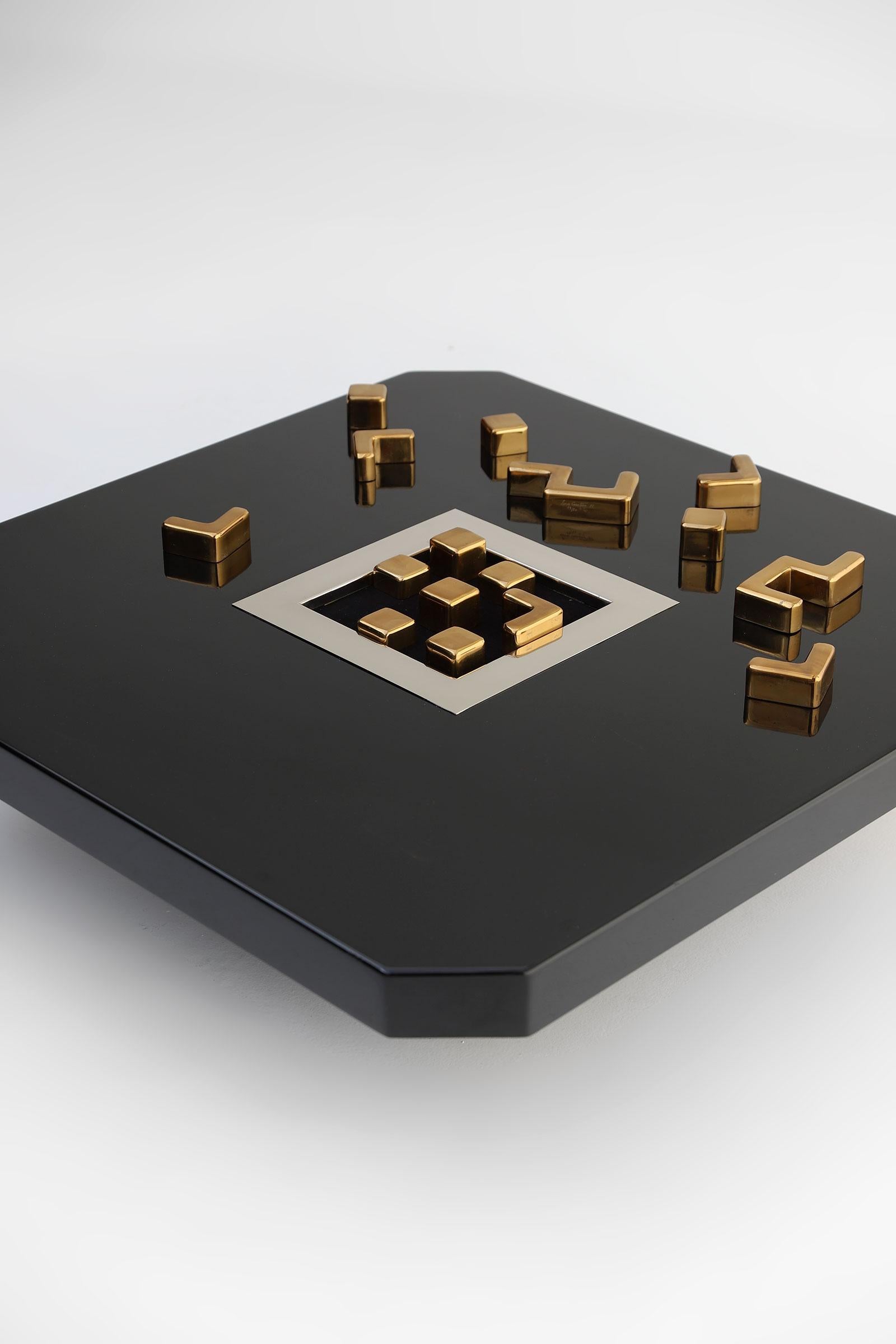 Table basse 'Lova Creation' noire Excellent état - En vente à Antwerp, BE