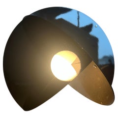 Black “Luna” lamp by Rinaldo Cutini