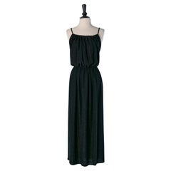 Schwarzes rückenfreies Abendkleid aus Lurex-Jersey ALEXANDRE VAUTHIER Schwarzes rückenfreies Abendkleid aus Lurex-Jersey ALEXANDRE VAUTHIER