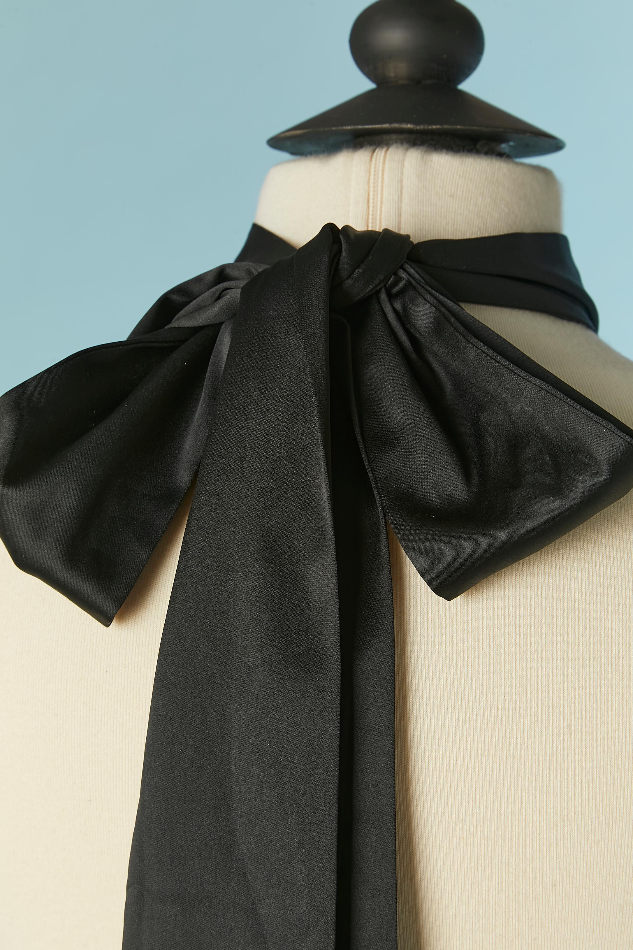 Top senza schienale in lycra nera con stampa rame su D&G by Dolce & Gabbana NUOVO in vendita 1