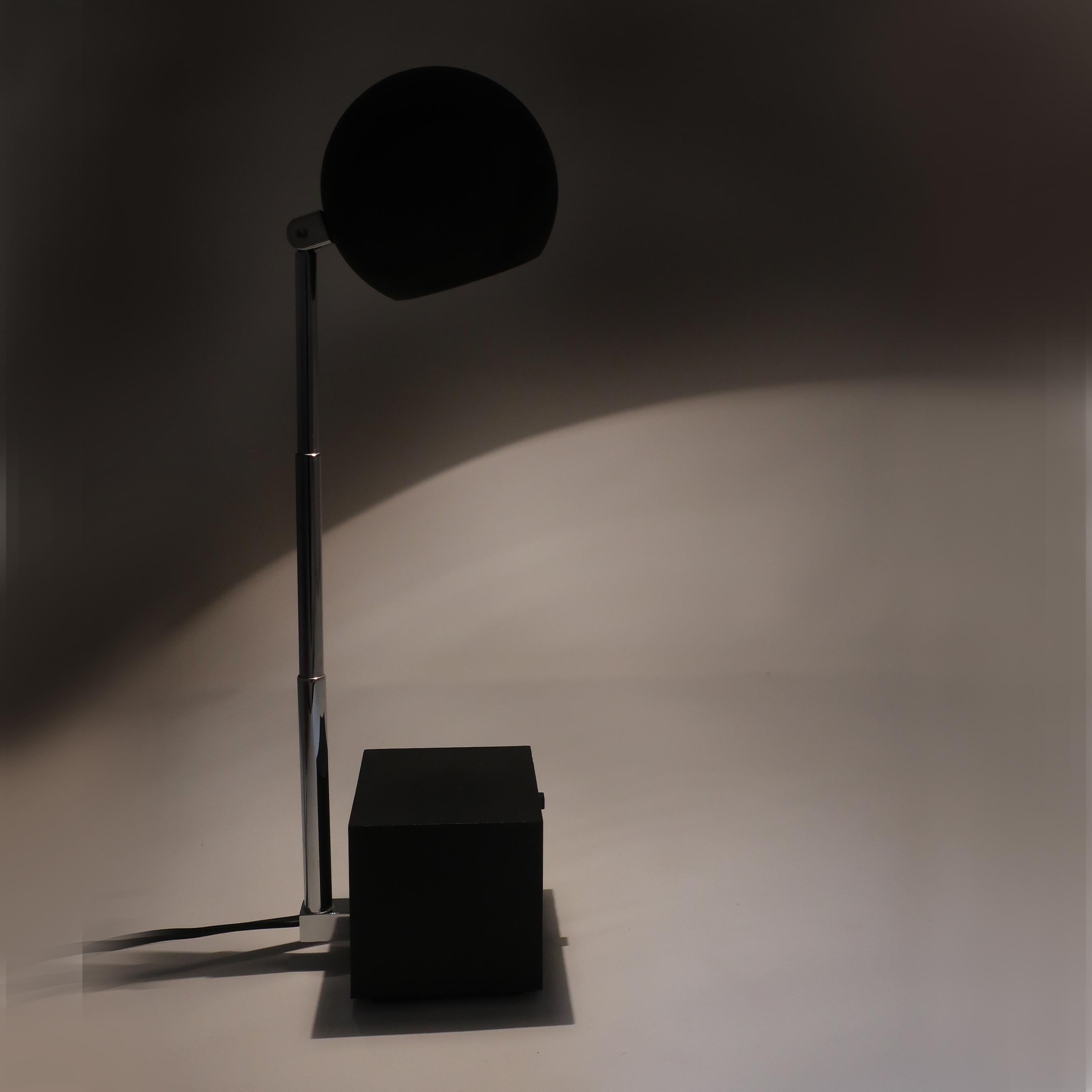 Black Lytegem Desk Lamp by Michael Lax for Lightolier 1