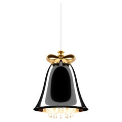 Lampadario Mabelle nero, disegnato da Marcel Wanders Studio, Made in Italy