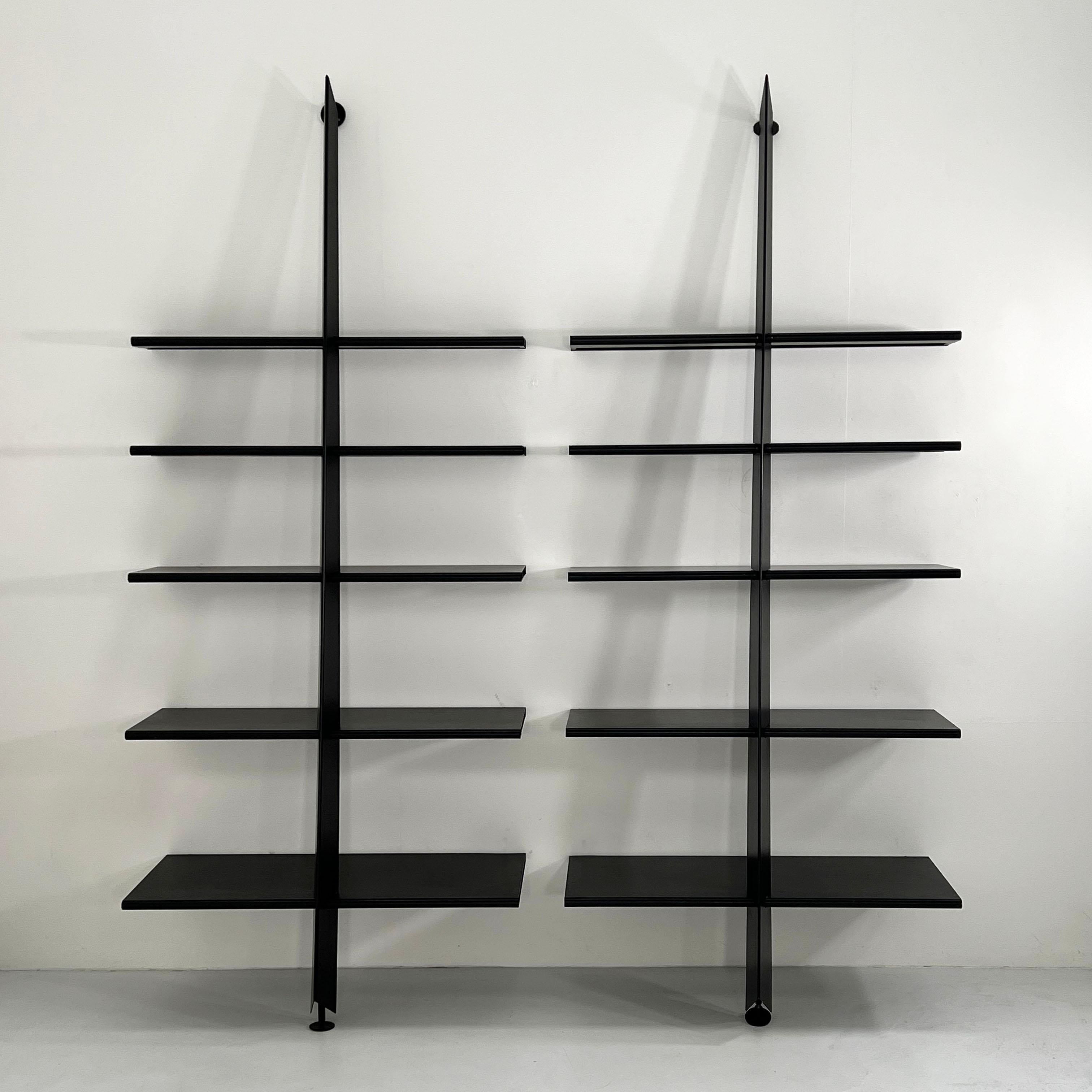 Post-Modern Black Mac Gee Wall Unit by Philippe Starck for Baleri Italia, 1980s For Sale