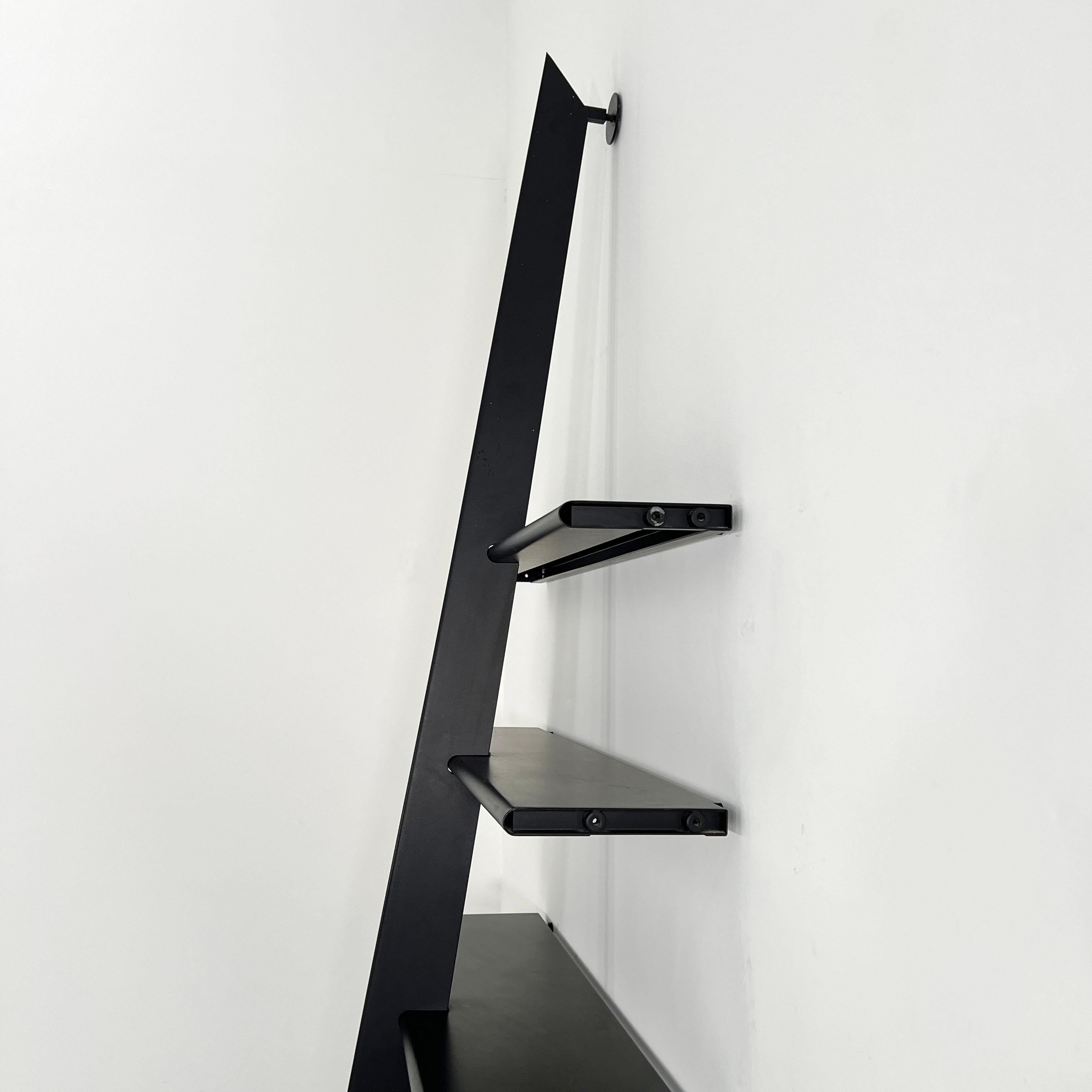 Metal Black Mac Gee Wall Unit by Philippe Starck for Baleri Italia, 1980s For Sale