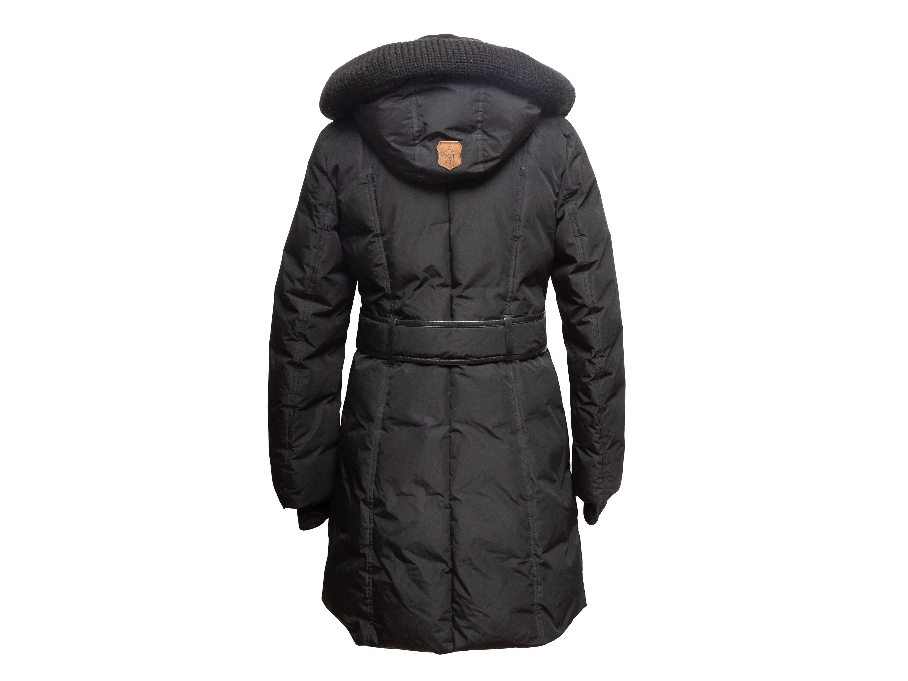 Black Mackage Hooded Down-Filled Coat Size US M Bon état - En vente à New York, NY