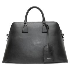 Schwarze Maison Margiela 5AC Top Handle Bag in Schwarz