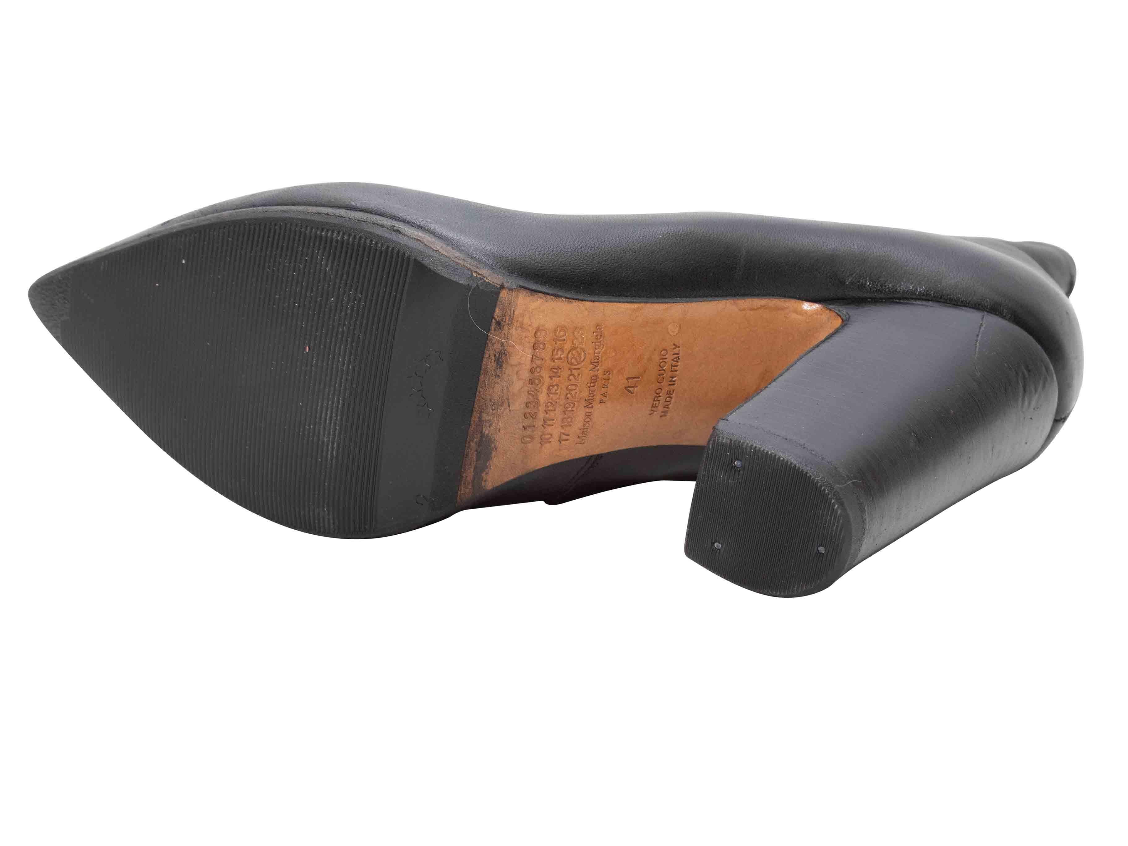 De las mujeres Botines con puntera negros Maison Margiela Talla 41 en venta