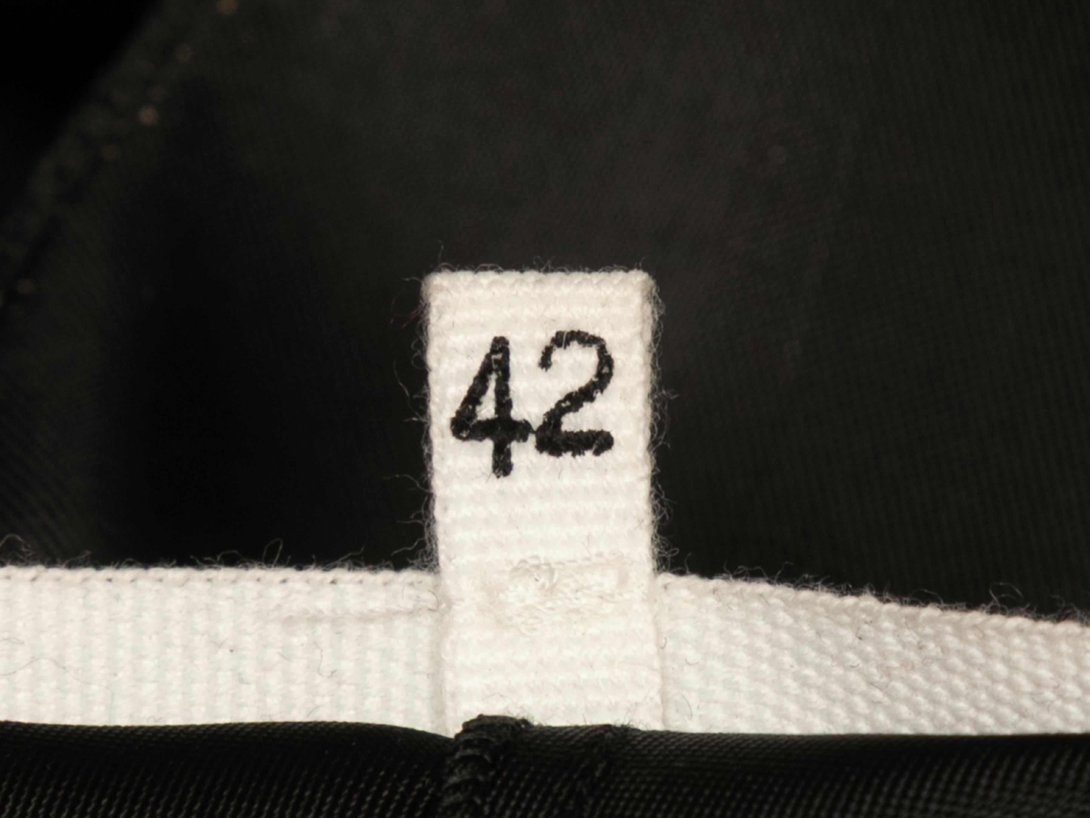 Maison Maison Margiela nera in misto lana vergine con tuta a balestra taglia EU 42 in vendita 1