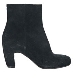 Black Maison Martin Margiela Suede Ankle Boots