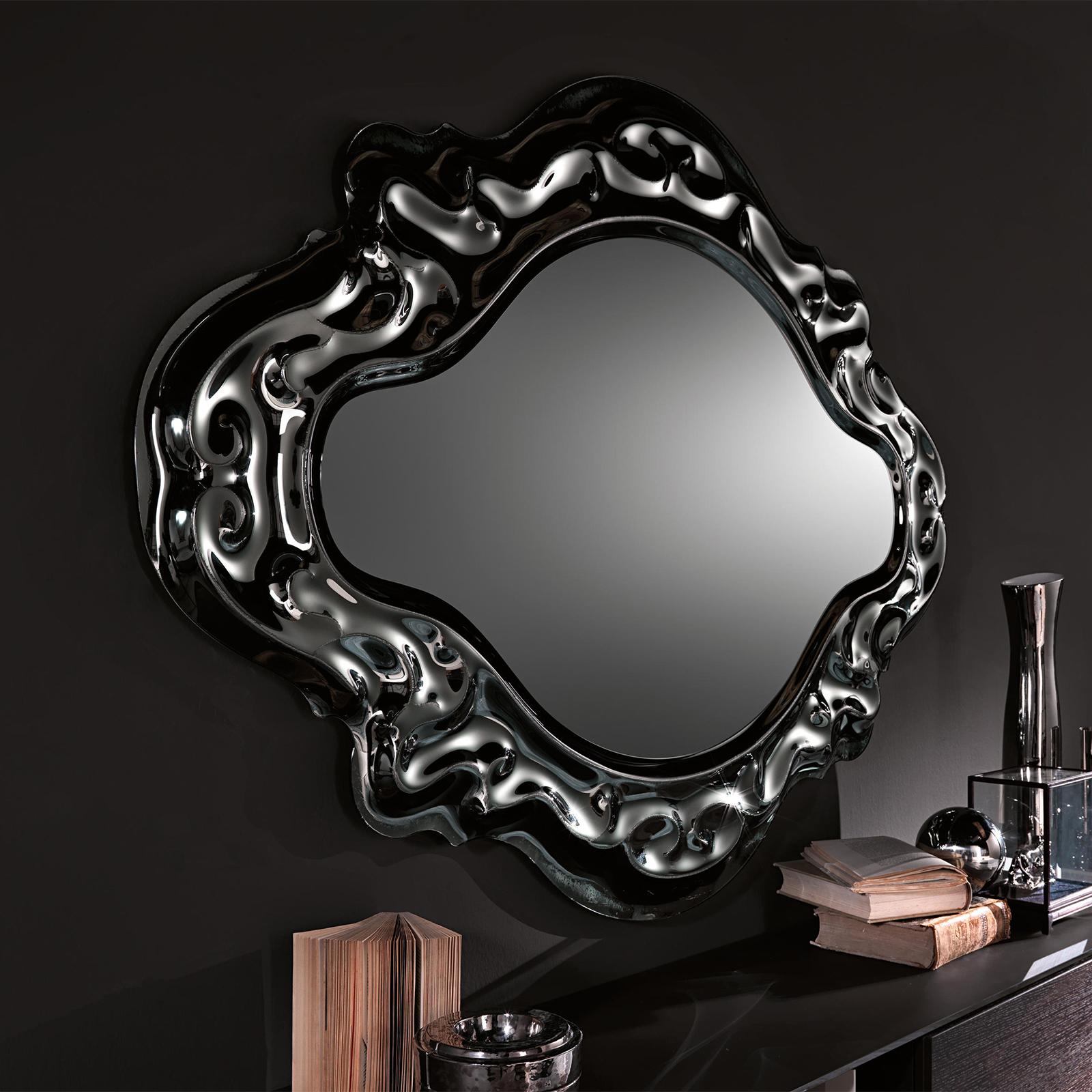 Black Manor Mirror In New Condition For Sale In Paris, FR