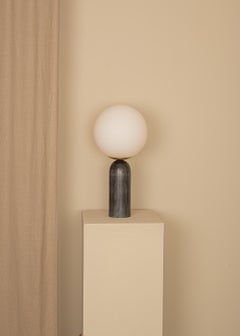 Black Marble and Brass Atlas Table Lamp by Simone & Marcel