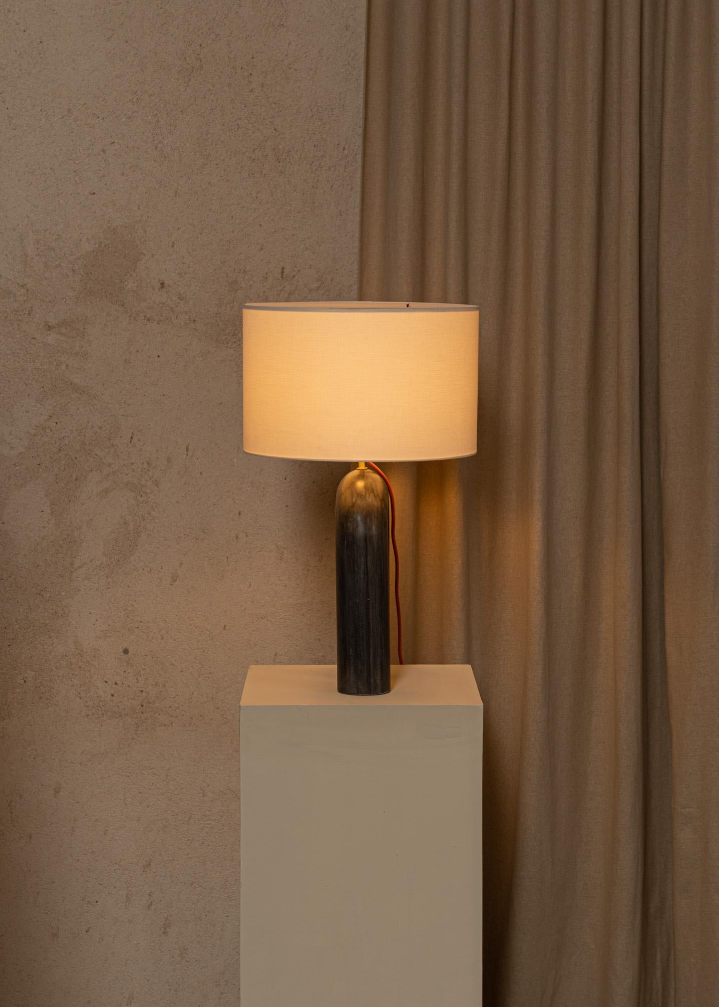 Contemporary Black Marble Arko Table Lamp by Simone & Marcel For Sale