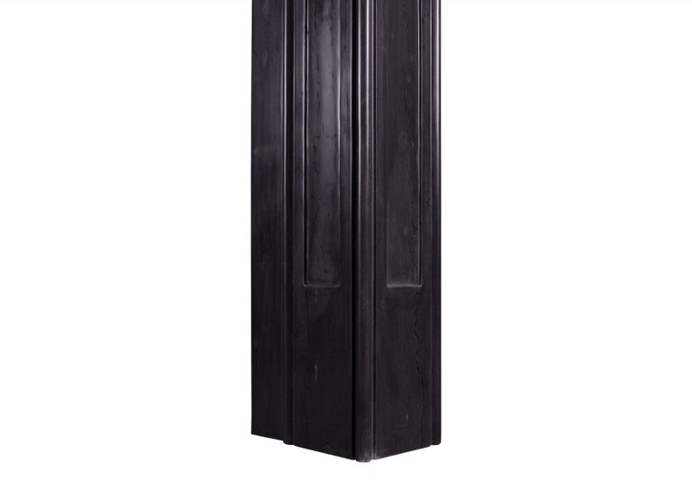 Black Marble Art Deco Style Fireplace For Sale At 1stdibs