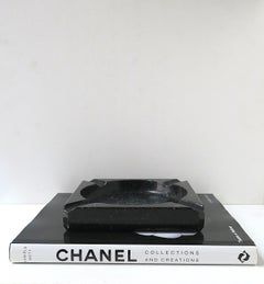 Art Deco Black Marble Ashtray Catchall Vide-Poche