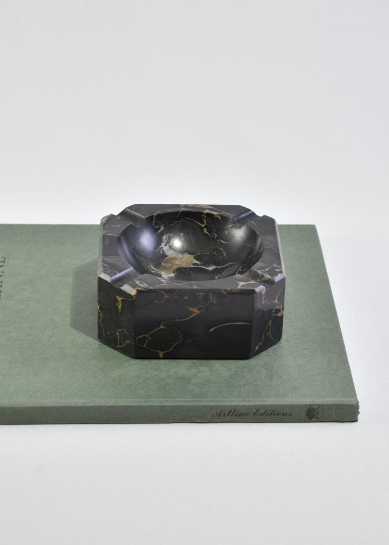 Black Marble Ashtray For Sale at 1stDibs