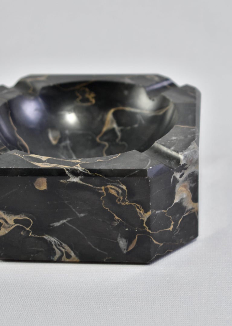 Black Marble Ashtray For Sale at 1stDibs