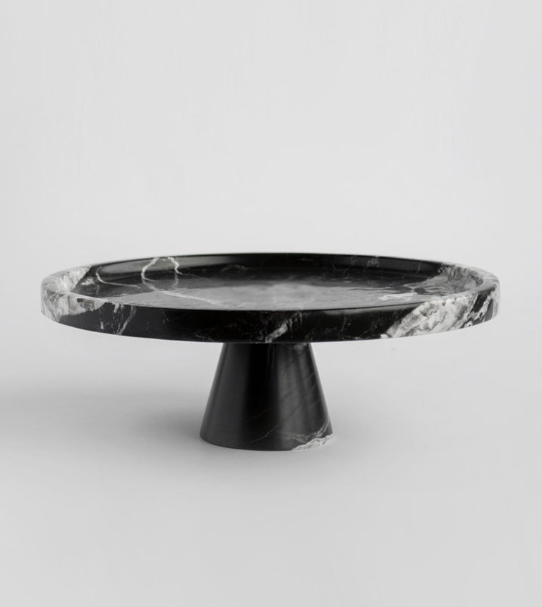 Black Marble Cake Stand For Sale at 1stDibs