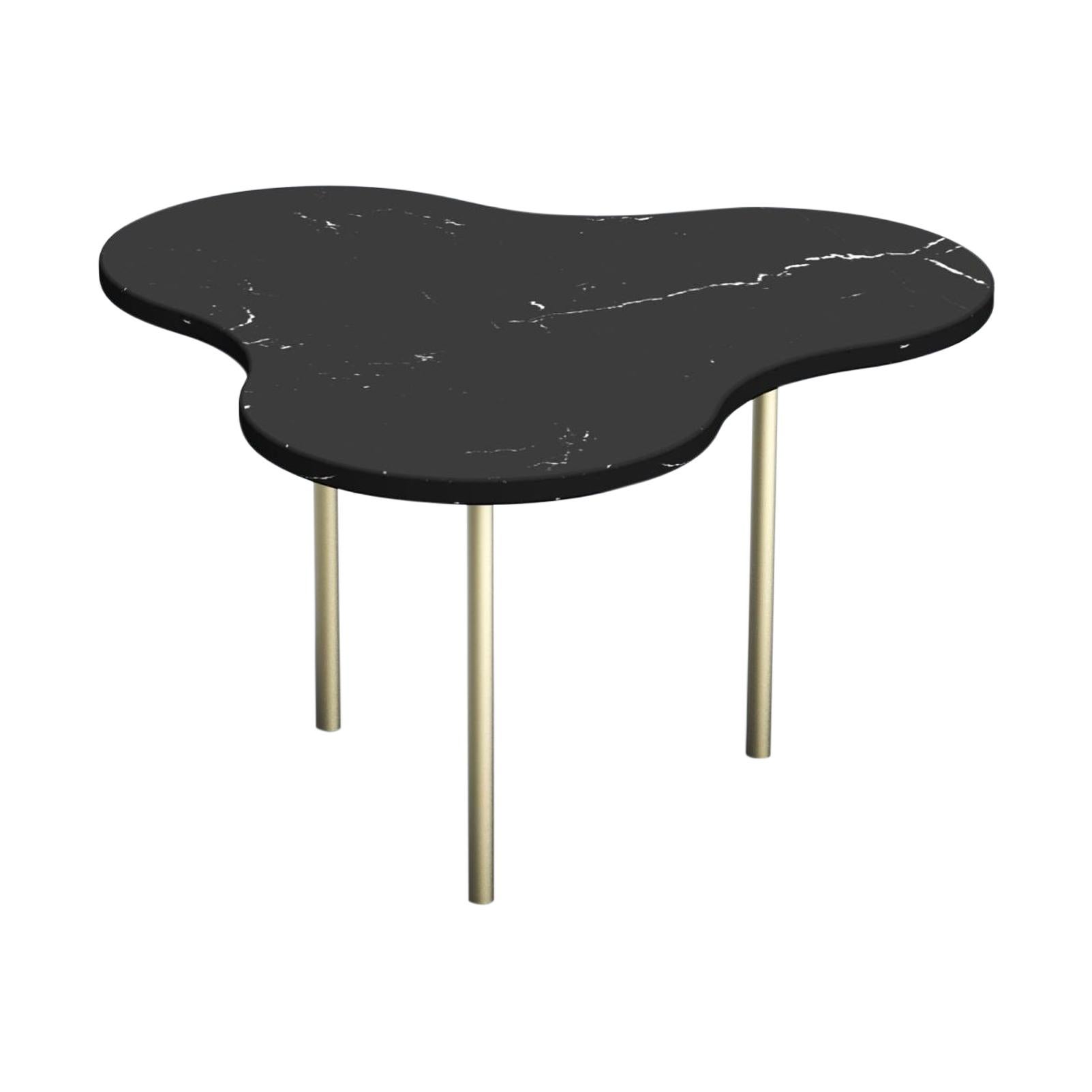 Table basse "Camo" en marbre noir, Sebastian Scherer