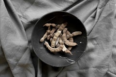 Black marble carved large Ming