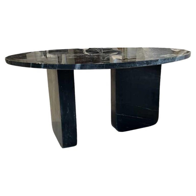 Black Marble Coffee Table For Sale at 1stDibs