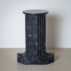 Black Marble Column attributed to Carlo Scarpa, Italy 1970