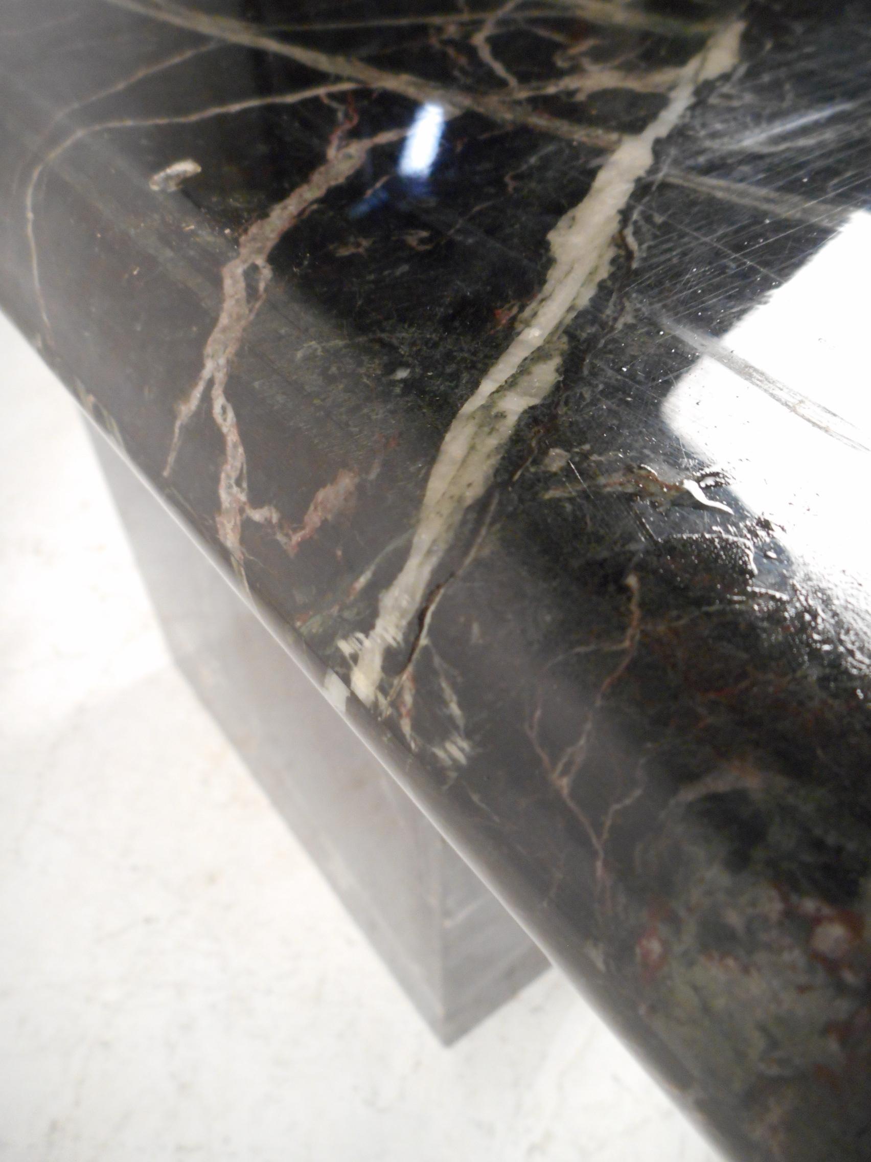 Black Marble Console Table 3